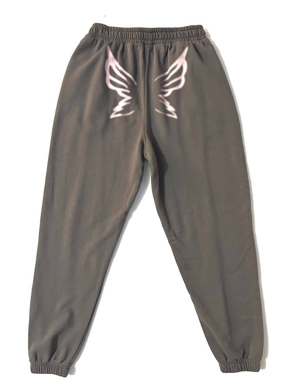 GYMSHARK Y2K light pink butterfly gray workout pants Small